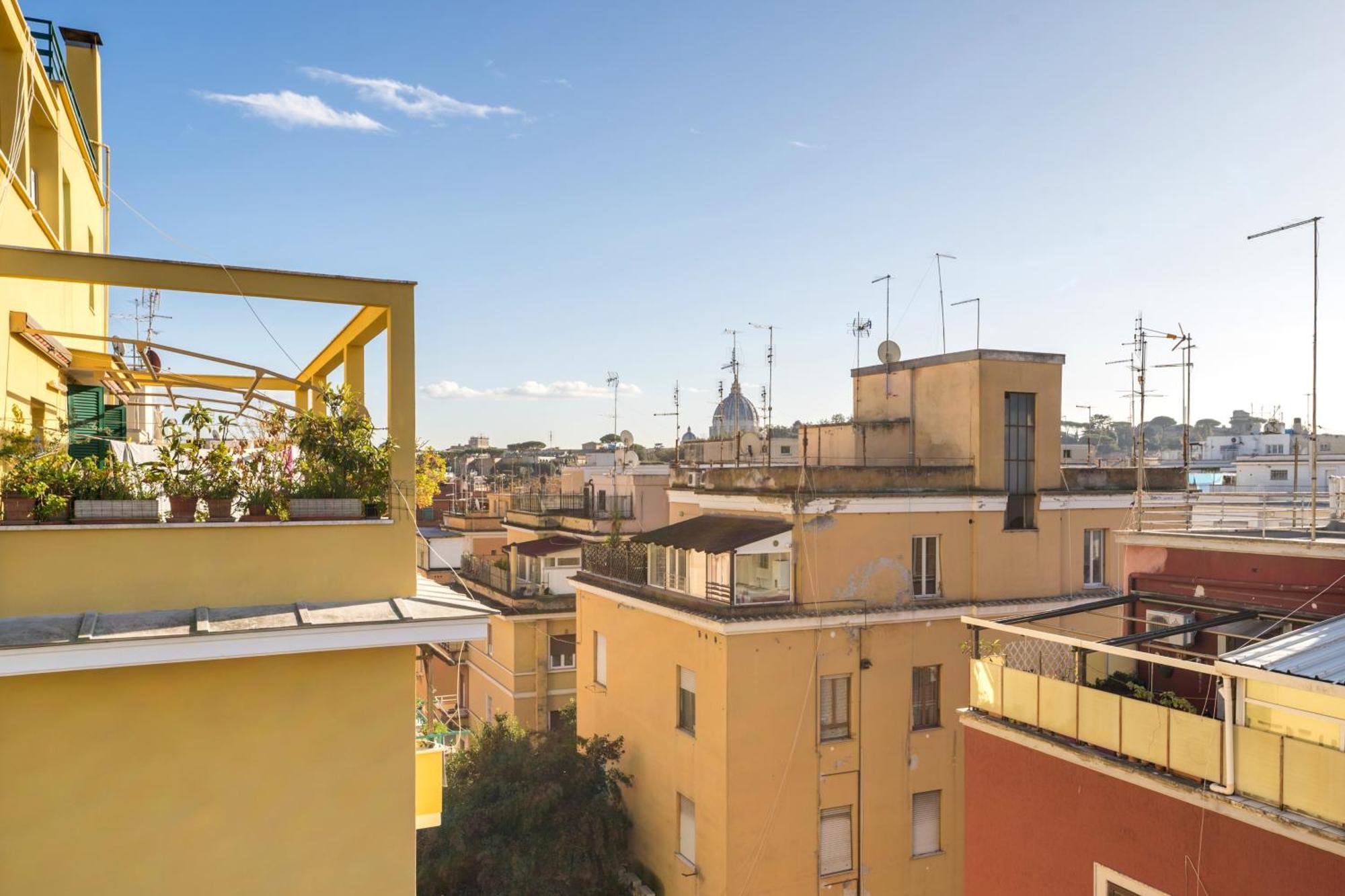 Welcome Dhome - Cozy Penthouse With St. Peter View Rome Luaran gambar