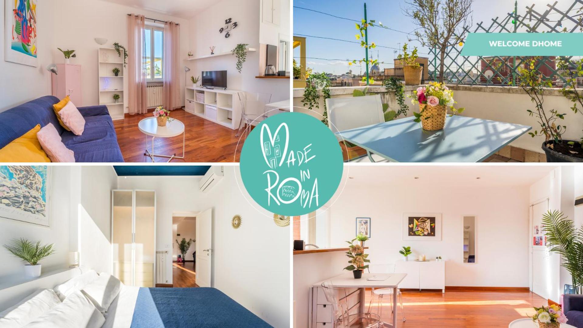 Welcome Dhome - Cozy Penthouse With St. Peter View Rome Luaran gambar